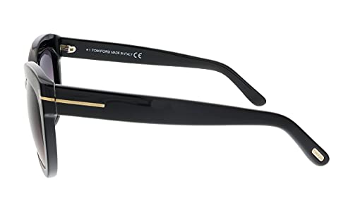 Tom Ford FT0524 01B Shiny Black Alistair Cats Eyes Sunglasses Lens Category 2 S3