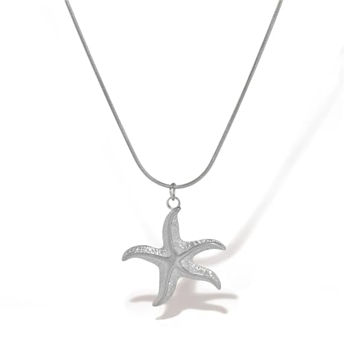 Collier étoile de mer acier inoxydable bijou plage pendentif marin durable