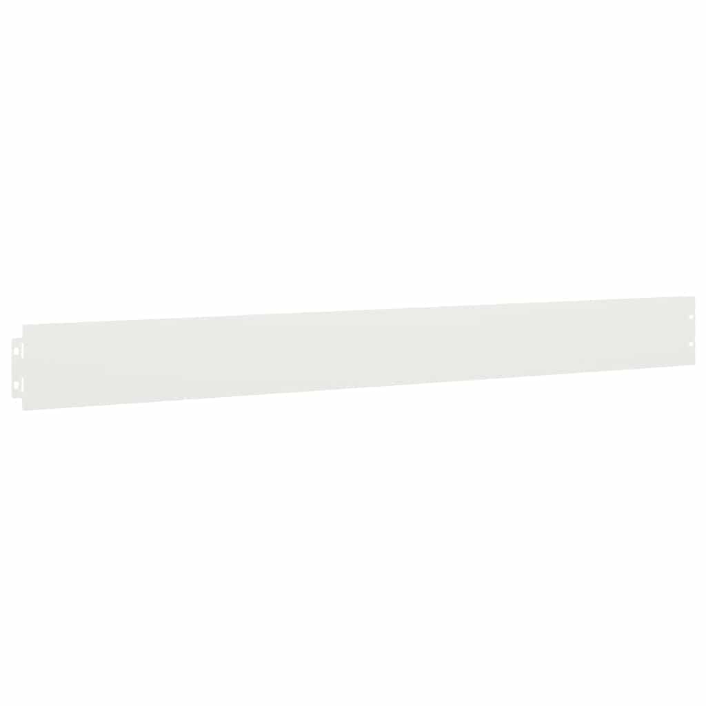 Krawędzie trawnika, 10 szt., białe, 10 x 103 cm, krawędź rabatki, krawędź do koszenia, palisada, ogrodzenie wtykowe, ogrodzenie ogrodowe, ograniczenie ścieżki, odporne na warunki