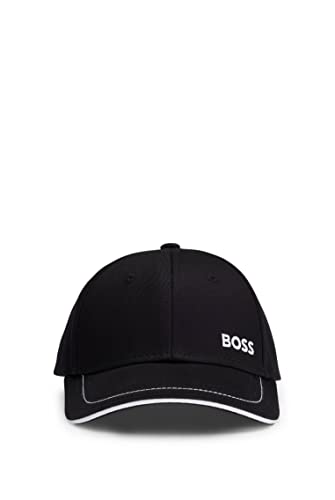 100% cotone BOSS cap-1 Cappellino, Nero1, Taglia Unica Uomo