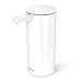 Produktbild simplehuman Flüssigseifenspender, 397 ml, berührungsfrei, wiederaufladbar, Edelstahl, Weiß