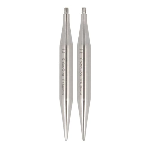 ChiaoGoo TWIST aiguilles de tricot interchangeables circulaires acier inoxydable 8mm 8cm