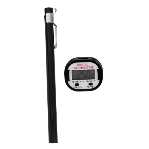 BRIGHTFUFU Cooking and Baking with Cover Instant Read Household for Kitchen and Daily Use Celsius and Fahrenheit