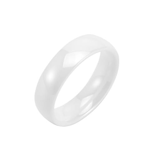 Bague de fiançailles en céramique au design unique et finition soignée