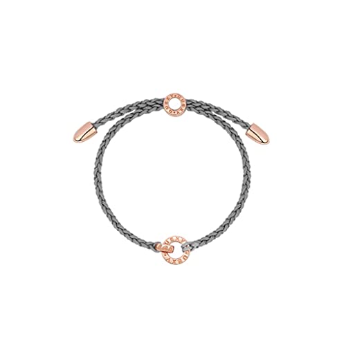 Bracelets de couple au quotidien, bijoux tressés en argent style minimaliste