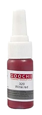 Goochie Permanent Makeup Micro Pigment Wine Red 320, 15ml