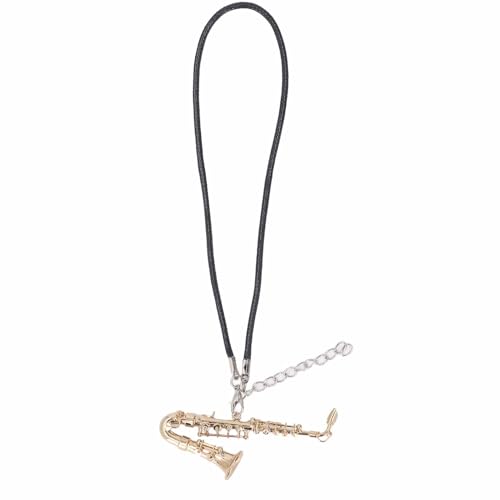 Collier de saxophone doré Kikumi, le bijou musical idéal pour votre style quotidien