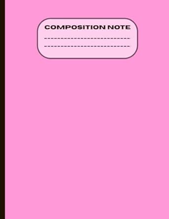 Classic Composition Notebook: A Simple Notebook for School, Work, and ...