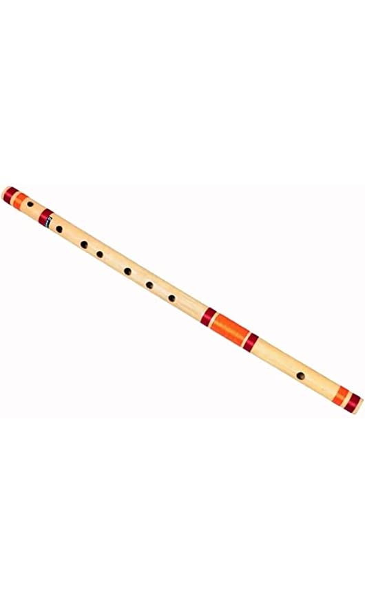 KHALSA MUSICAL C SHARP 7 Hole Bamboo Flute Bansuri 48CM Size with Bamboo Flute-image-13
