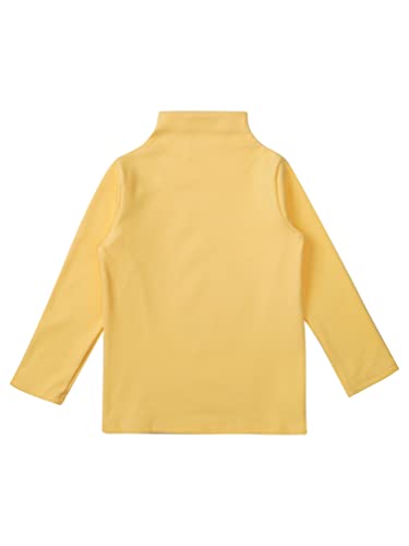 Toddler Baby Boys Girls Thermal Underwear Long John Long Sleeve Turtleneck T-Shirt Fleece Baselayer Shirts3