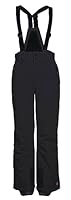 killtec Jungen Skihose/Funktionshose mit Latz, Kantenschutz und Schneefang KSW 148 BYS SKI PNTS, schwarz, 176, 41184-000
