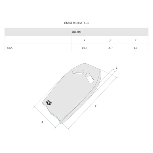 Image of Arena Unisex Swim Kickboard for Adults, Swimming Training Aid Pool Exercise Equipment