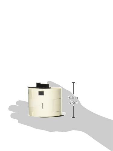 Image of Brother Genuine DK-12023PK Die-Cut Shipping Paper Labels, Long Lasting Reliability, 300 Labels Per Roll, (3) Rolls per Box, White (DK12023PK)