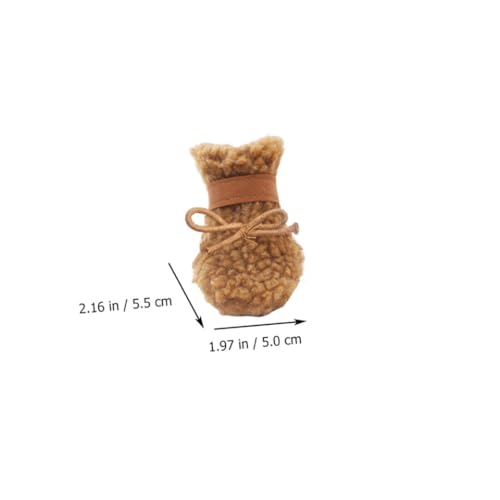 Chaussures de neige pour chiens bottines hiver antidérapantes peluche 12pc - 3