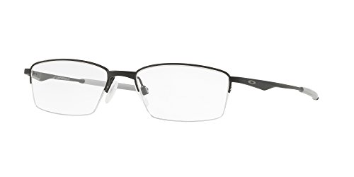 Oakley Men's Ox5119 Limit Switch 0.5 Rectangular Prescription Eyeglass Frames, Satin Black/Demo Lens, 54 mm