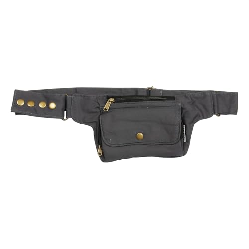 Sac de ceinture Freak Scene gris sac à ventre laiton sac à hanche flint