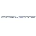 C7 Corvette Wall Emblem Script Large Metal Art 2014 and Newer Corvettes