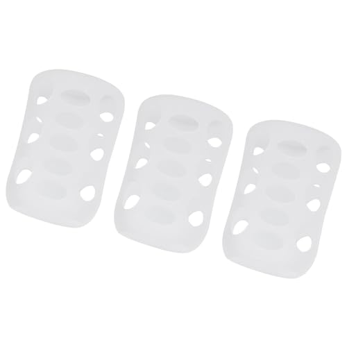 BESPORTBLE Funda Protectora de Silicona Anticaídas para Biberón de Ñiño 120 Ml, 3 Piezas, Funda Aislante Térmica para Botella de Leche de Boca Ancha, Protector de Biberón Seguro y Flexible