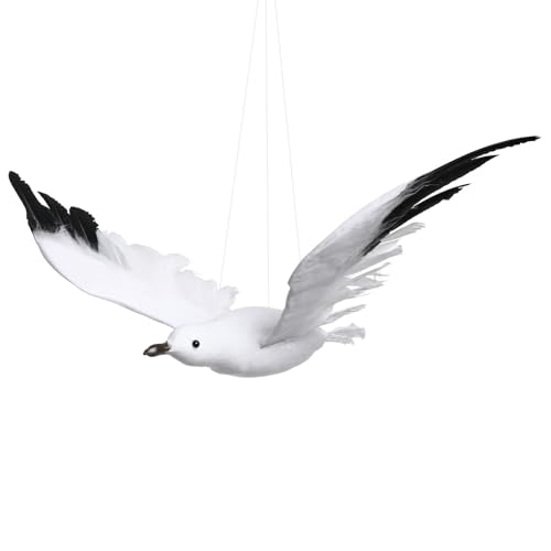 Décoration murale mouette en mousse pour un salon style bord de mer lot de 3
