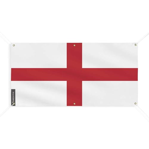 Drapeau de l'Angleterre grand format avec 6 oeillets de fixation anti-déchirure
