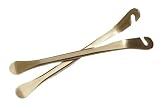 RiuScooter Mini klucz dźwignia do opon aluminiowa, czarna, 12 cm, 3 sztuki, kompatybilna z skuterami elektrycznymi i rowerami