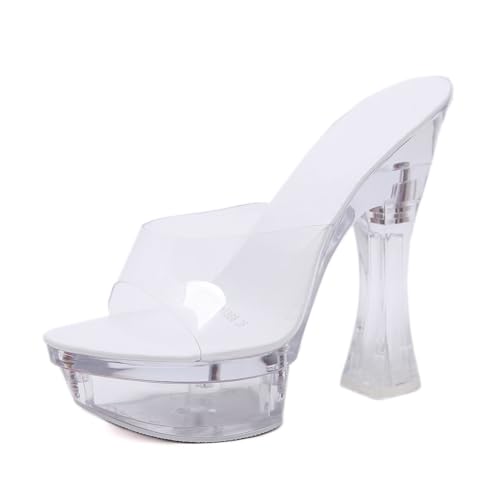 Talons hauts pour femmes YZCIS escarpins de mariée plateforme à LED