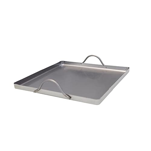 Bandeja de hierro - bandeja de 22x22 cm con 2 asas, ideal para horno, resistente y duradera, perfecta para cocinar y hornear.