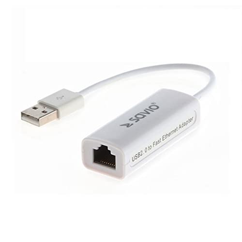 SAVIO cl-24 USB RJ White Cable Interface/Gender Adapter – Cable Interface/Gender Adapter (USB, RJ-45, Male/Female, White)