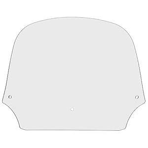 Kqxaxsx Batwing Windshields Mep8530 (Clear, ) W/ Performance Test 5