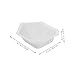 Mobestech 50pcs Industrial Scale Sample Weighing Tray Weigh Plates Measuring Weigh Boat Portable Weighting Dish