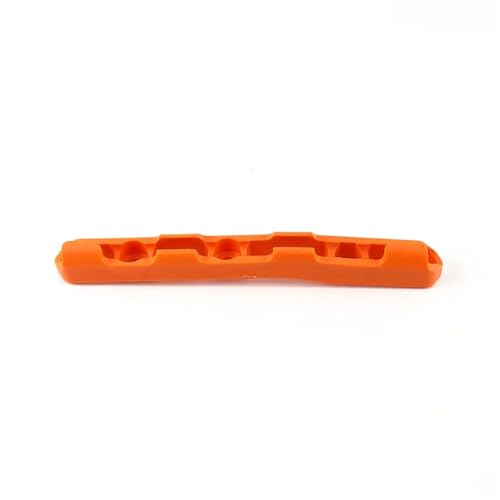 GCLANXI Motorrad-Schwingen-Kettenschleifer-Kit + Kettenschutzführung + Bremsschlauchschelle for KTM SXF EXC TC FX 125 150 200 250 450 530 690(Orange Tubing Card)