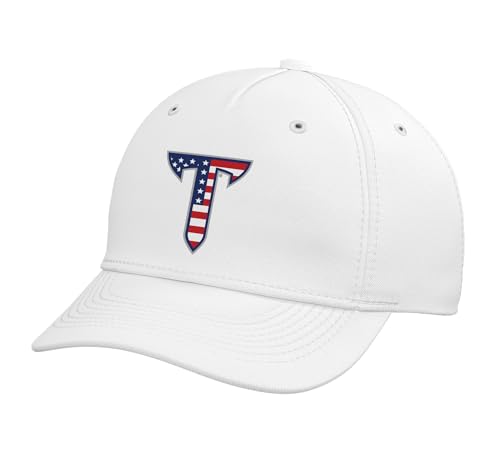 Troy University Trojans | Official NCAA Merch | PPTROY06 Adjustable Printed Baseball Hat, White