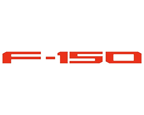 Image of F-150 Tailgate Emblem Letter Inserts - Compatible with 2021-2026 F-150