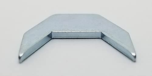 50 (Count) - 2 Prong Zinc Steel Drawer Stops Wood Cabinet 2 Prong Stop Block Slide Antique Vintage Retro