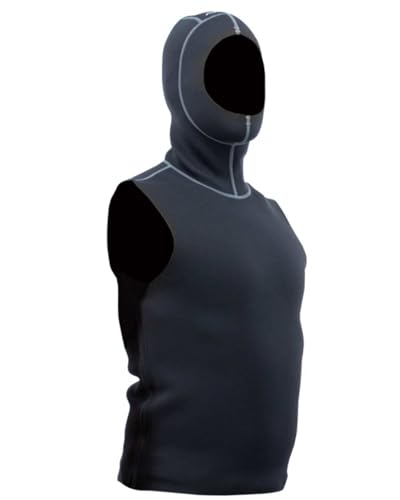 Akona 2mm Hooded Vest Side Zip Black (3XS)
