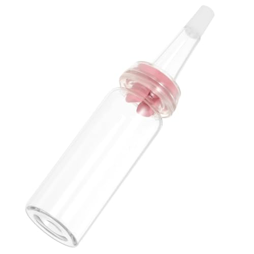 Parliky 1Set Pet Nursing Bottle Small Animal Milk Bottle for Hamsters Hedgehogs and Squirrels Durable with Nipple and Cap for Livestock Care and Feeding