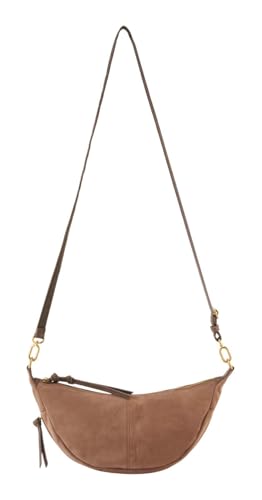 Sac à épaule bandoulière en cuir Beyond Crossbag Toffee brun FREDsBRUDER