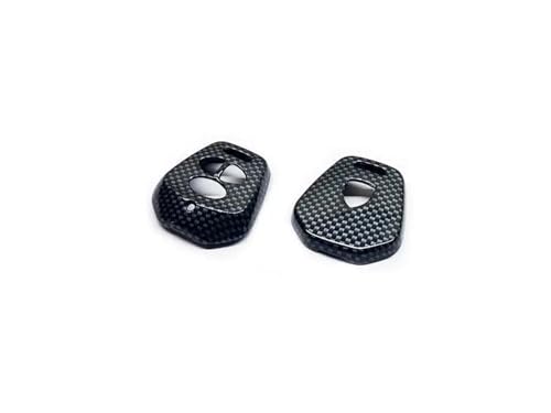 Étui de protection couvercle clé Porsche plastique dur style carbone lors de vos sorties