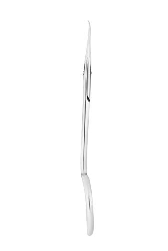 STALEKS PRO EXCLUSIVE Professional Cuticle scissors - Magnolia Pattern - Pack of 1 pcs - Model SX-21/1m, Silver - Image 3