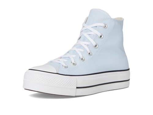 Image of Converse Womens Chuck Taylor All Star High-Top Platform Sneaker Blue Supermoon /Natural Ivory /Black 7 Medium