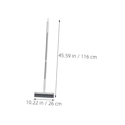 PACKOVE Zimmerbesen Mit Langem Stiel Für Innenbereiche Küchenbesen Zum Fegen Hausbesen Aus Robustem Material Bodenbürste Für Hartholzböden Campingbesen Mit Feinen Borsten Für – Bild 3