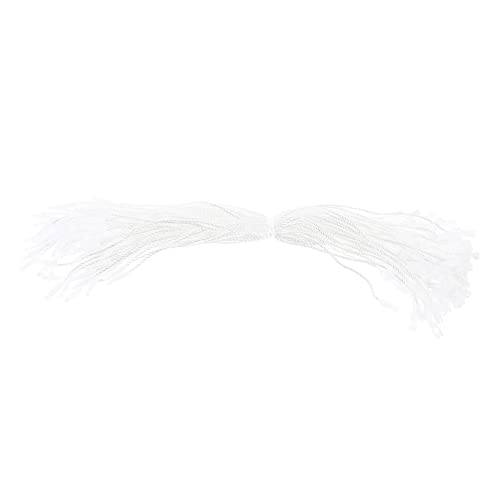 Housoutil Simple Design 1000pcs Cotton Rope Tags Loop Fastener String for Craft Show Marking Garage Sale