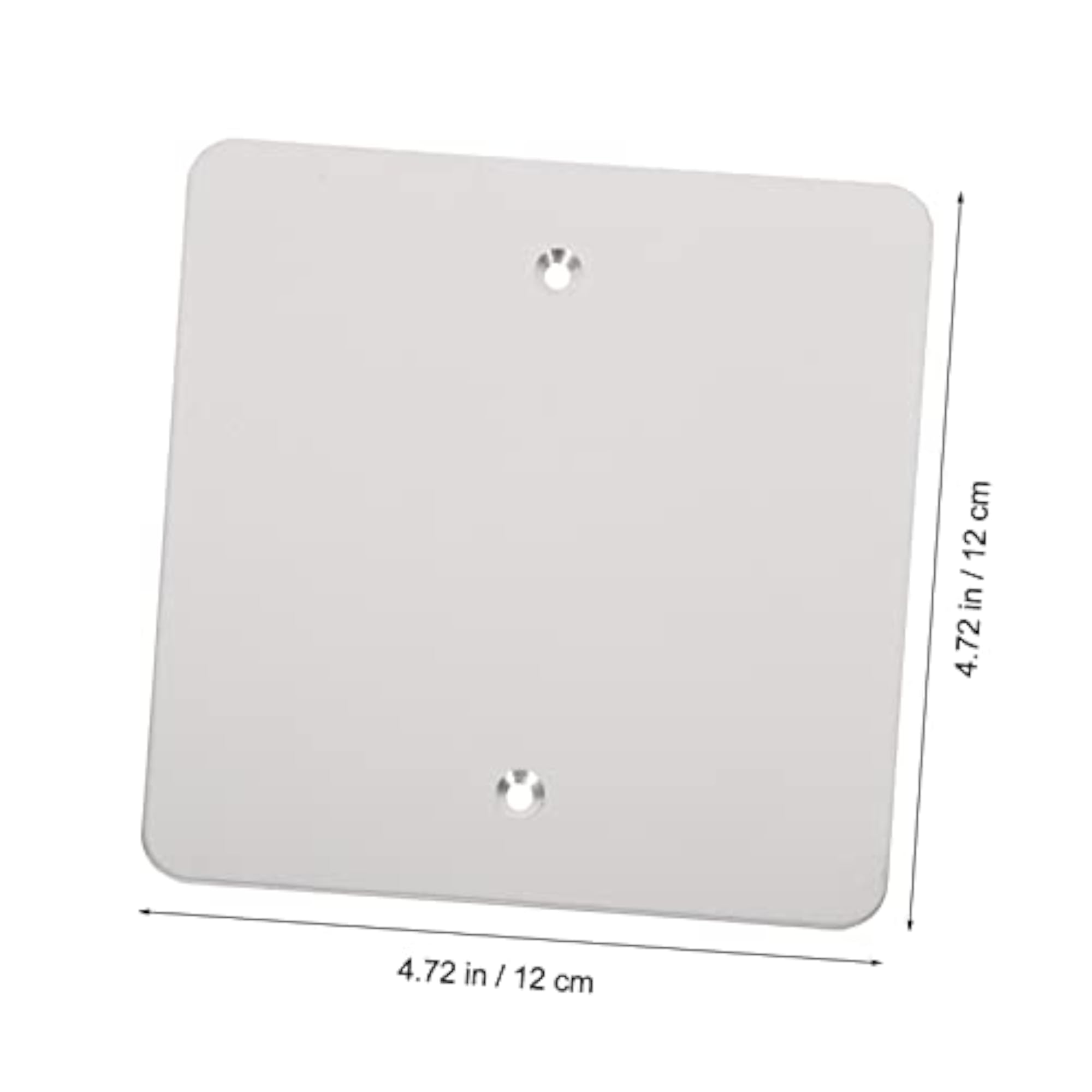 2pcs Smooth Surface Power Outlet Cover Plates