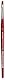 da Vinci Watercolor Series 5880 CosmoTop Spin Pinsel, Flachsynthetik mit rotem Griff, Größe 4 (5880-04)