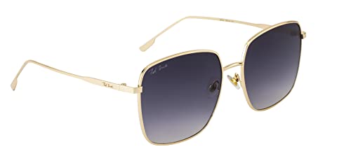 Image of Ted Smith Men's Women's UV Protection Metal Square Sunglasses