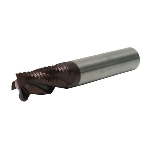 Image of HFS(R) Roughing End Mill Square End Mill 4 Flute M42 8% Cobalt TiAlN for Steel 3 /8 inch Dia.