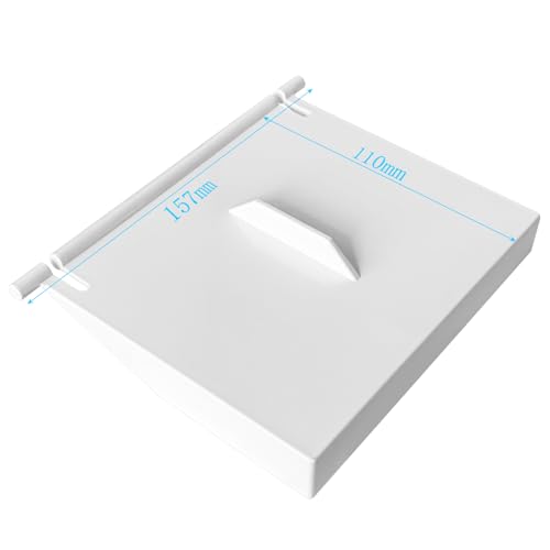 Pool Skimmer Klappe Ersatz für Einbauskimmer Standard Skimmerklappe Skimmer Deckel für Standardskimmer Aufstellbecken und Pool Poolzubehör Für Sauberes Wasser
