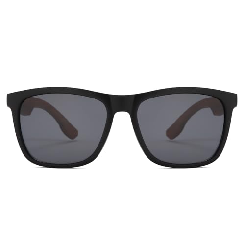 Long Keeper Walnut Wood Sunglasses for Women Men Classic Retro Square Sunglasses Wooden Driving Sun Glasses UV400 Protection2