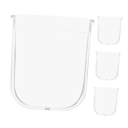 Housoutil 4pcs Rice Cooker Condensation Storage Cups Durable Plastic Water Collector for Electric Pressure Cookers Kitchen Accessories for Efficient Water Management