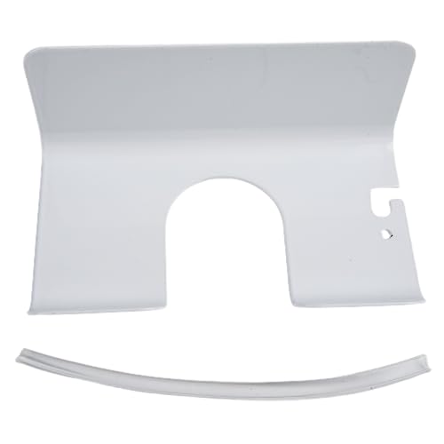 Whychstore Soporte de pared para secador de pelo, estante de almacenamiento de baño ABS para alisador con organizador de cables, instalación sin taladro, color negro